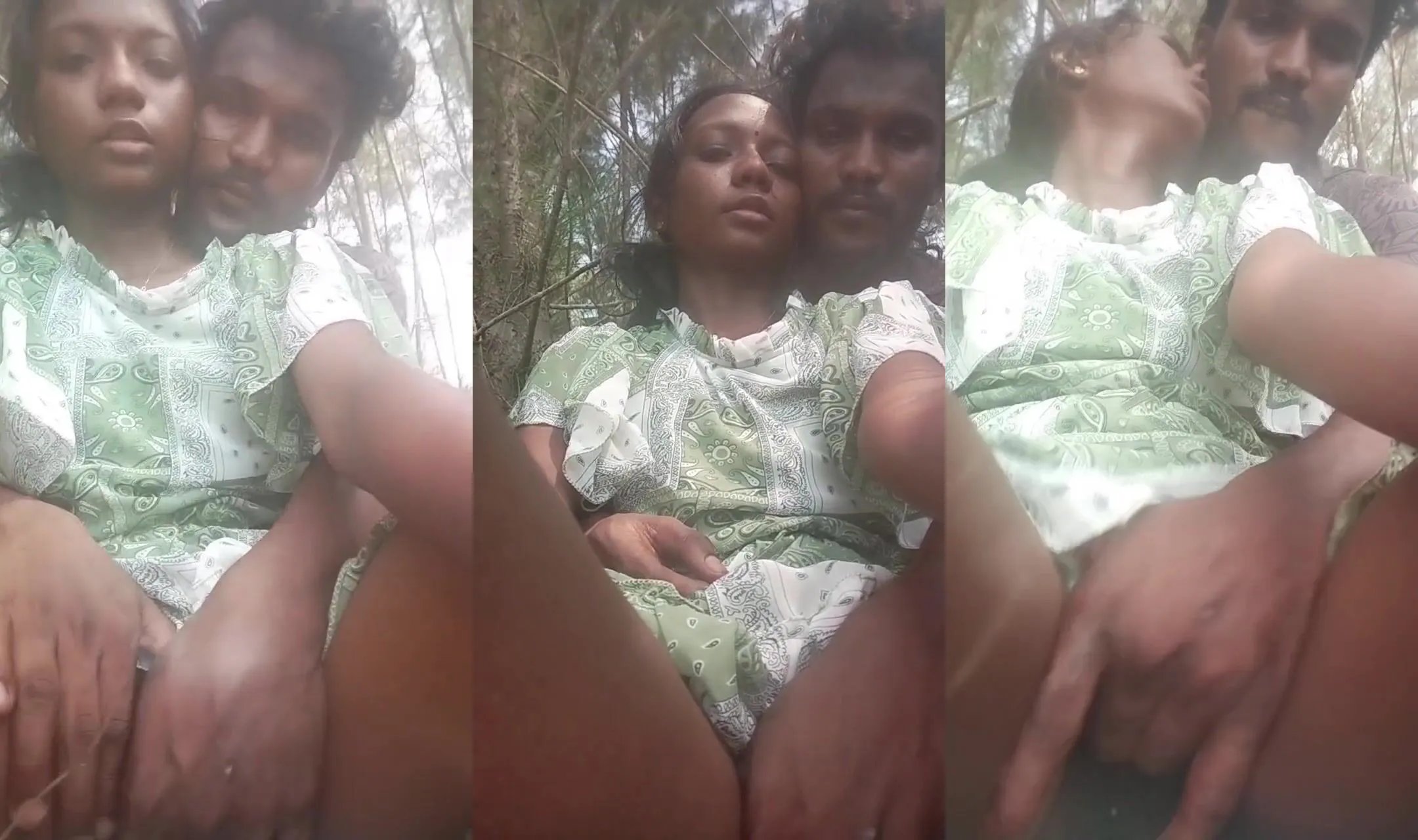 Mallu village girl fingered sensually by bf in wild and gets oragasm