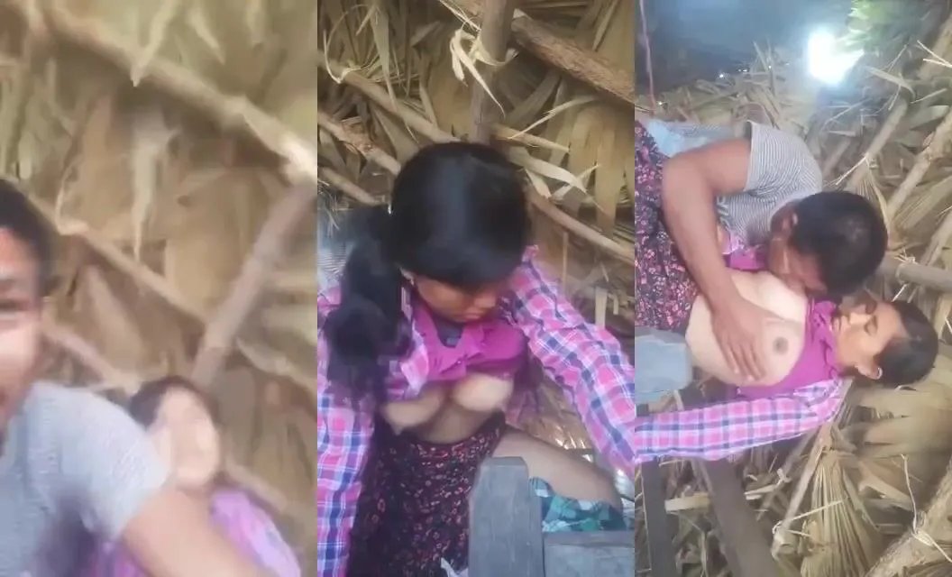 Manipuri village couple intense outdoor sex in farm