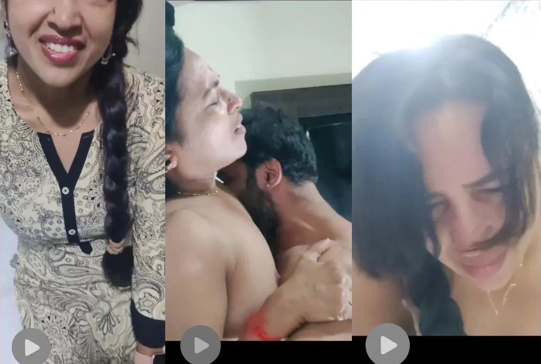 Mature hot aunty boobs sucked and hard fucked by hunk man