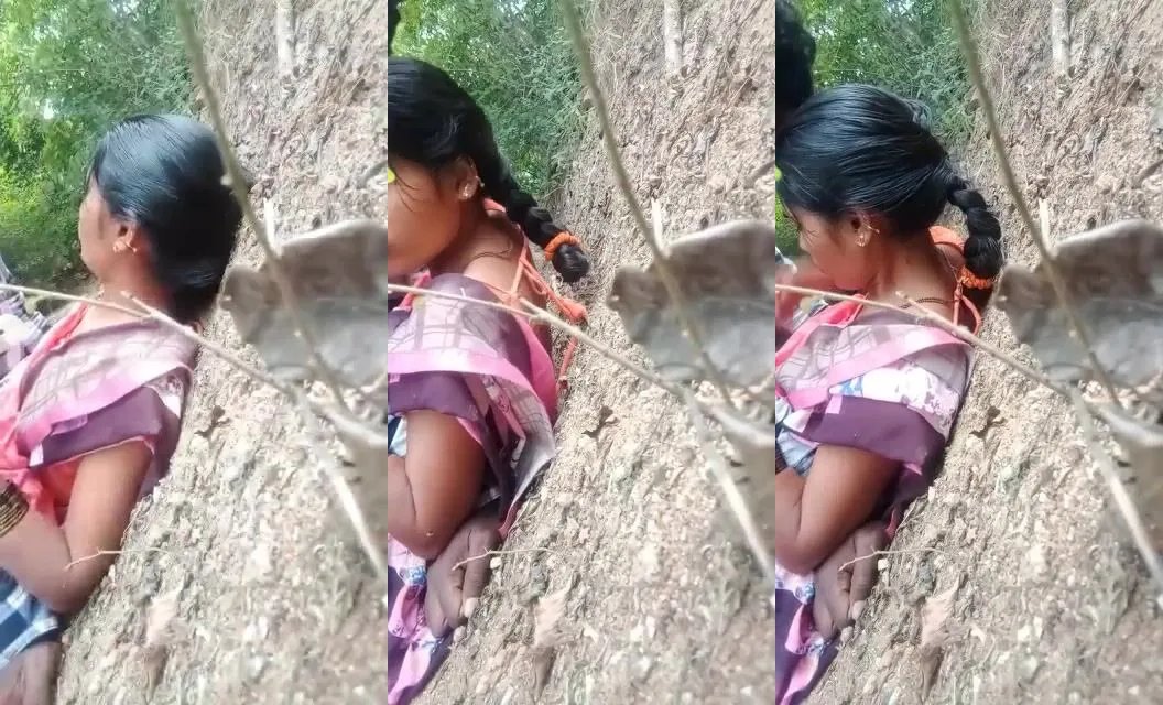 newly married marathi desperate couple fucking openly in forest