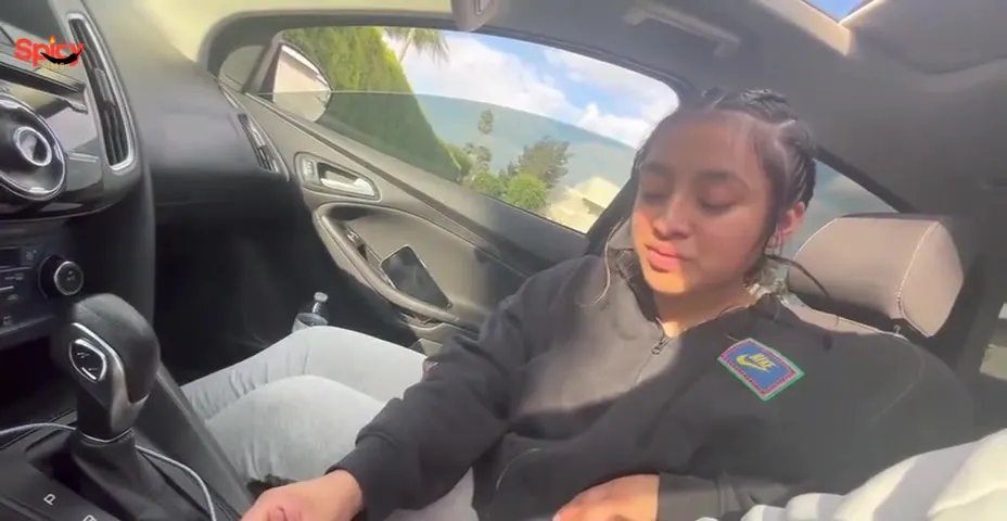 NRI young slut stunning sex with American big cock in car
