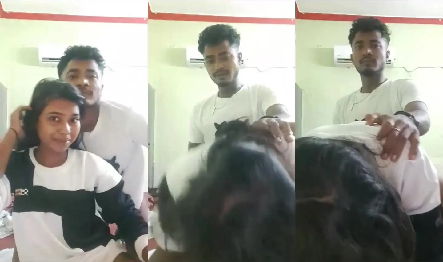 Odisha young lovers romantic fucking in doggy style on friend's room