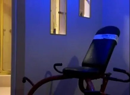 Pondicherry horny girl riding sensually on boyfriend's dick in gym