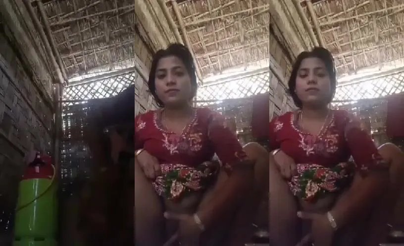 Rajasthani village housewife hot solo sex mms