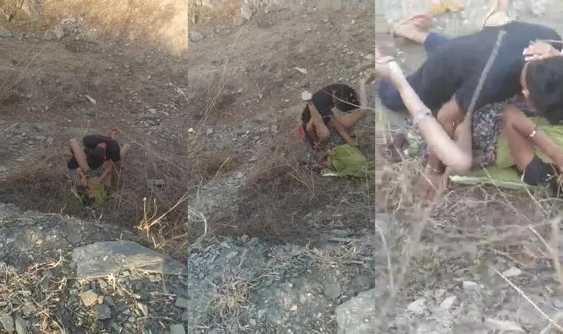 Shy Bihari bhabhi and boyfriend caught in spicy outdoor sex mms