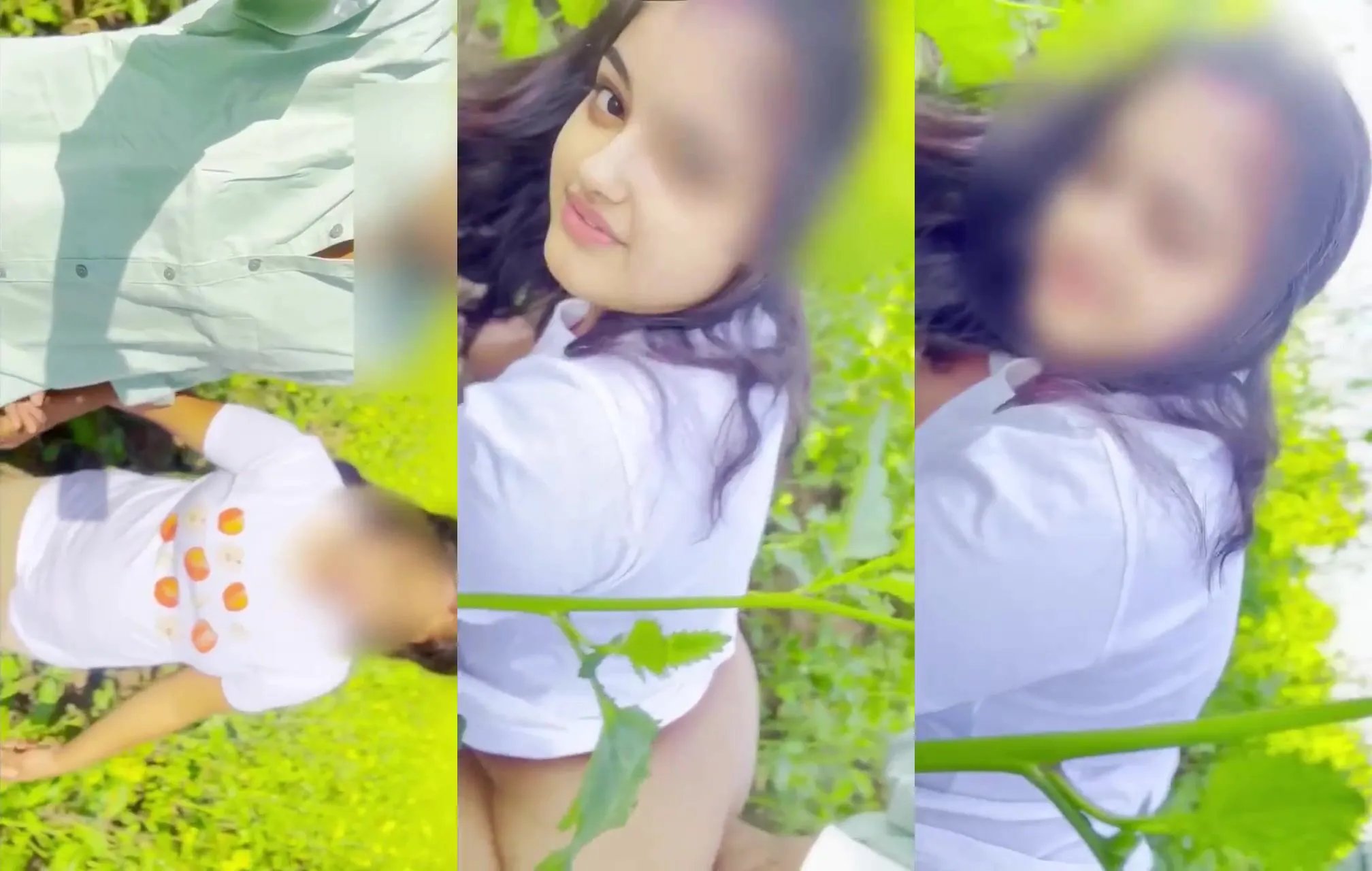 Young Haryanavi village girl outdoor fuck with cute boyfriend in farm